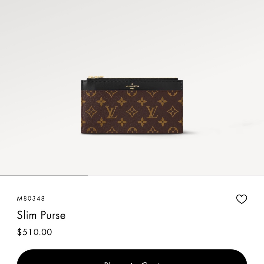 Louis Vuitton slim purse